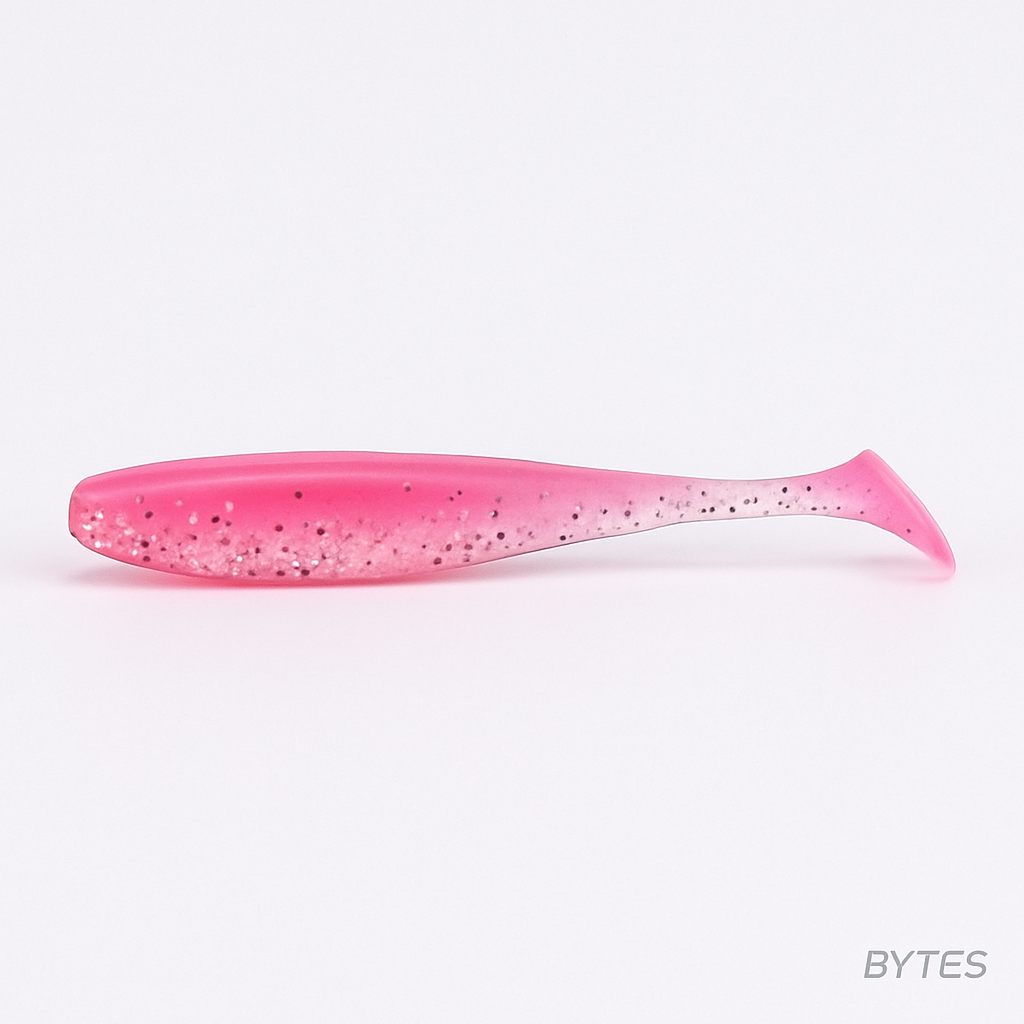 Coral Wake Paddle Tail Bundle (5 bodies 5 jig heads)